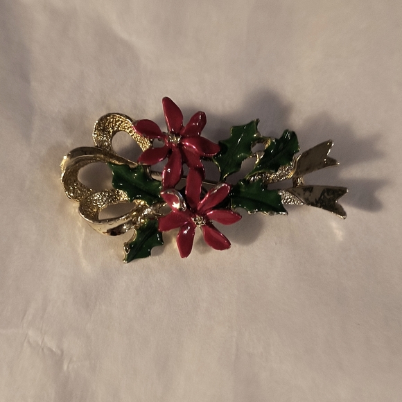 Vintage set of 3 signed Jerry's Christmas holiday pin brooches - Picture 2 of 7
